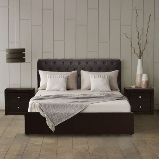 Upholstered Bed with storage space (AG)25