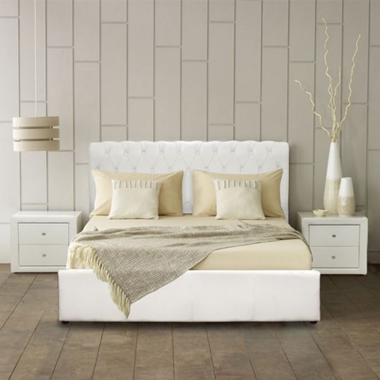 Upholstered Bed with storage space (AG)25