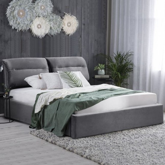 Upholstered Bed with Storage space (AG)38