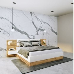 Wooden Bed with Storage Space (PK)10