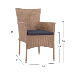 Wicker Armchair (AG)1