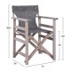Πολυθρόνα εξωτερικού ξύλινη (AG)1